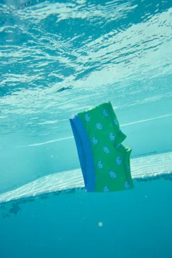 Bañador bóxer bebé estampado tortugas verde