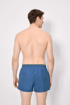 Bañador corto básico azul