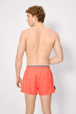 Bañador corto básico coral