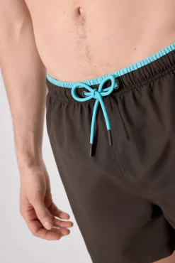Bañador medio básico negro