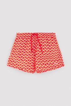 Bañador niño corto estampado étnico multicolor