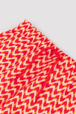 Bañador niño corto estampado étnico multicolor