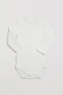Body bebé básico manga larga blanco