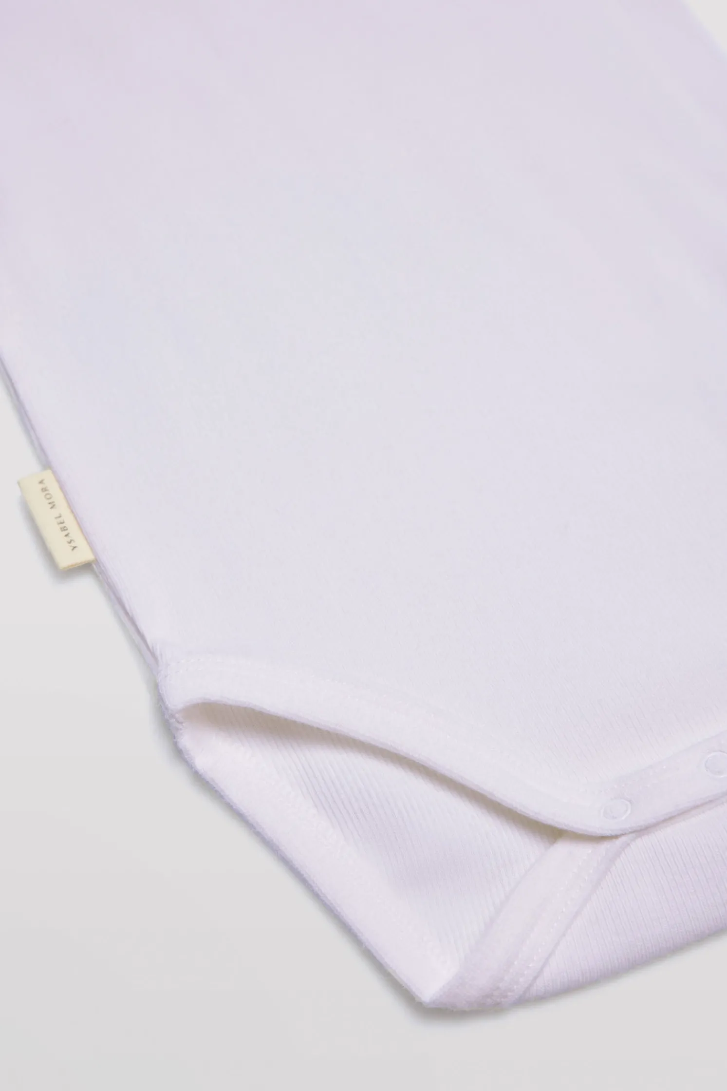 Body bebé básico tirantes anchos blanco