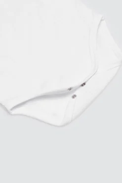 Body bebé básico tirantes finos blanco