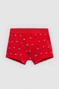 Boxer juvenil estampado navideño