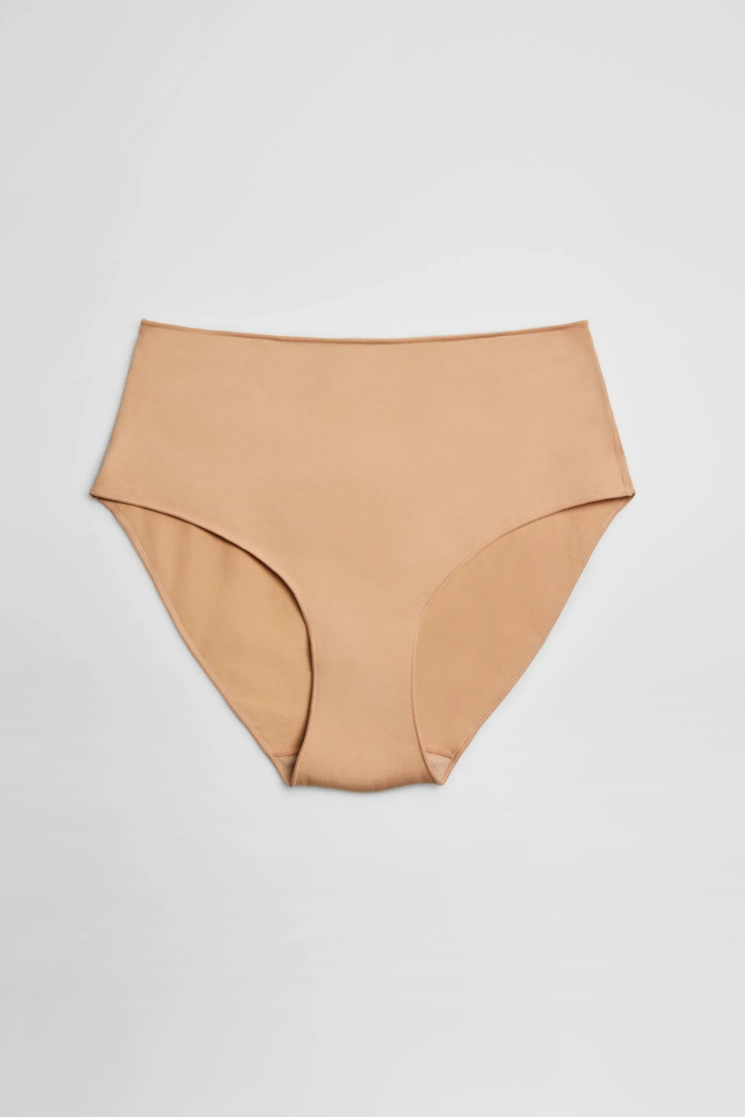 Braga alta básica algodón nude