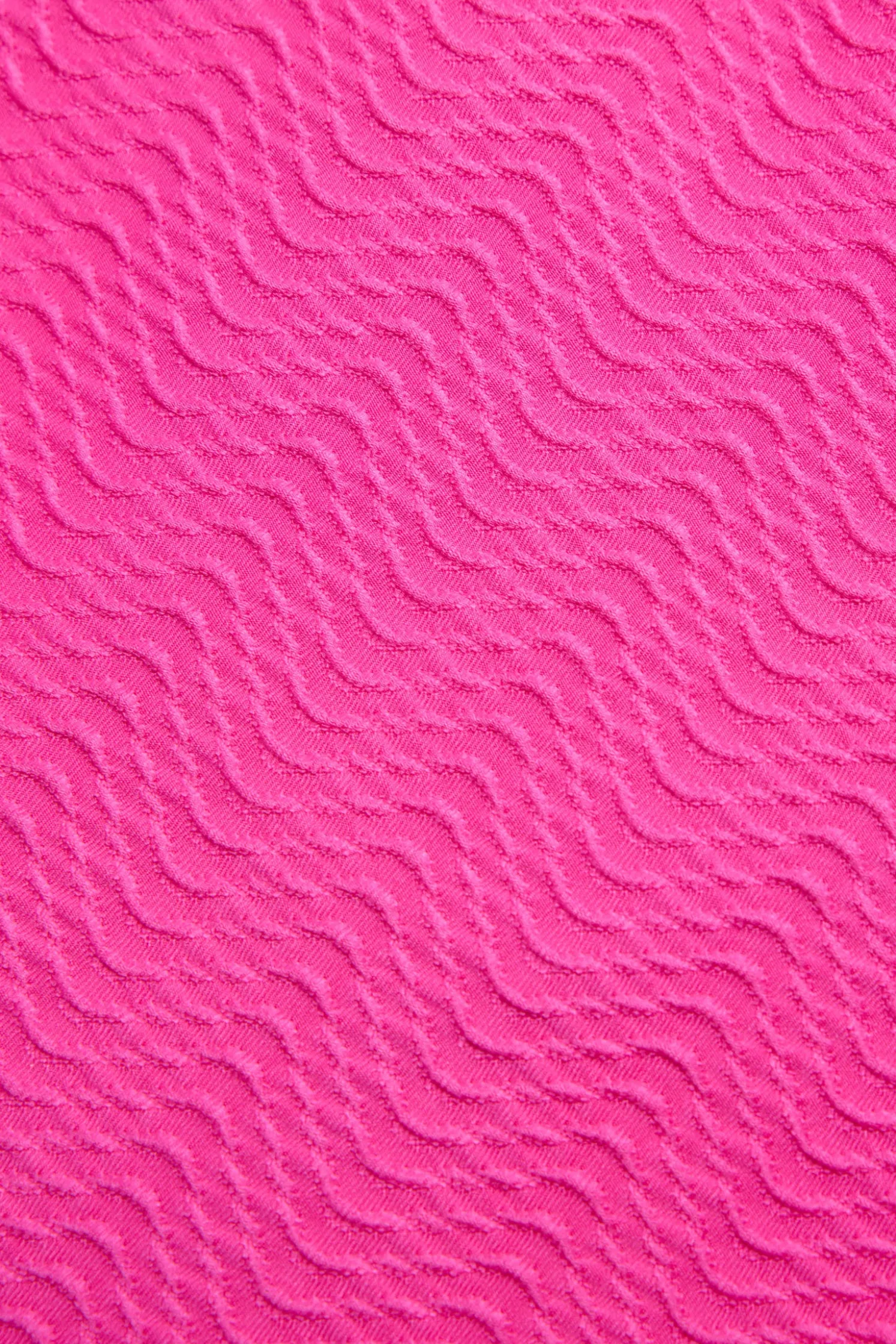 Braga bikini juvenil texturizada lisa fucsia