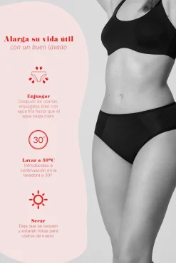 Braga midi menstrual nude