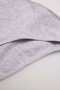 Braga mini algodón gris