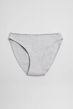 Braga mini algodón gris