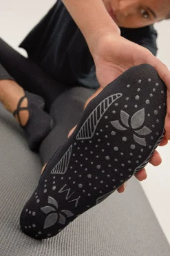 Calcetines antideslizantes para Yoga y Pilates negro