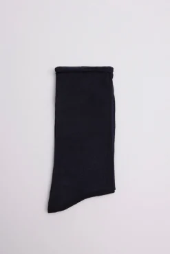 Calcetines bambú cálido sin puño negro