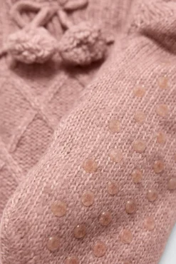 Calcetines borreguito antideslizantes rosa