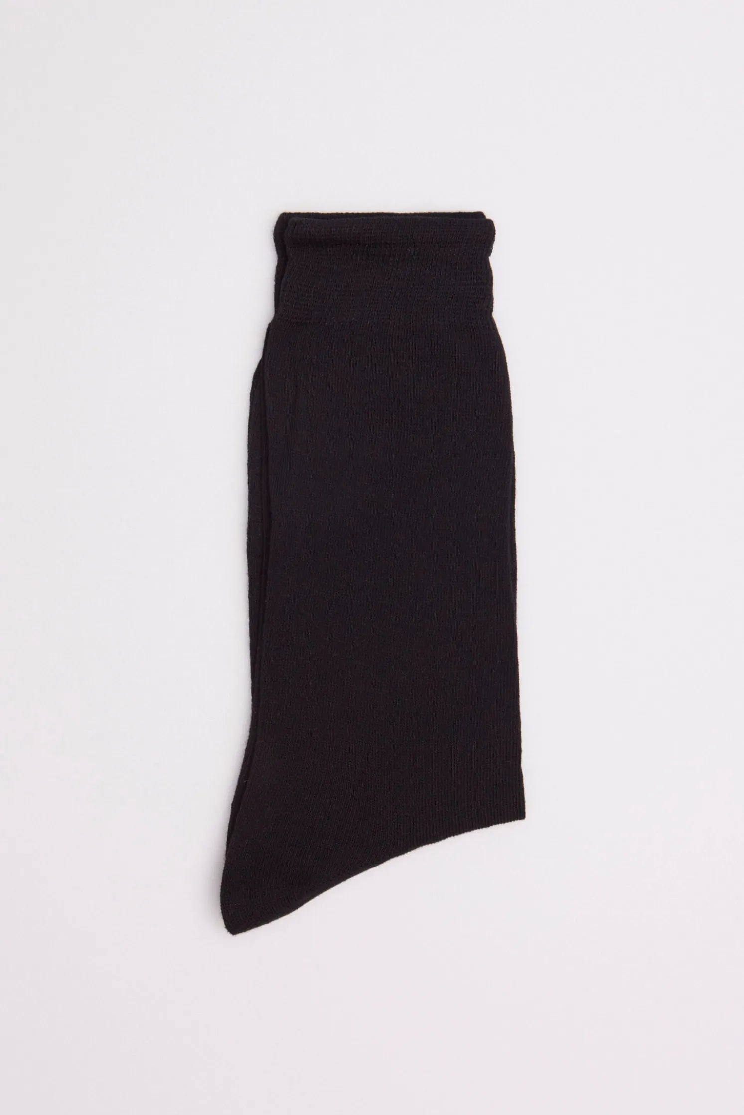 Calcetines básicos algodón largos negro