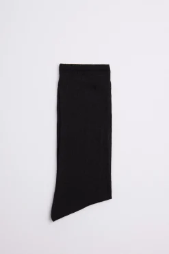 Calcetines básicos hilo de escocia negro