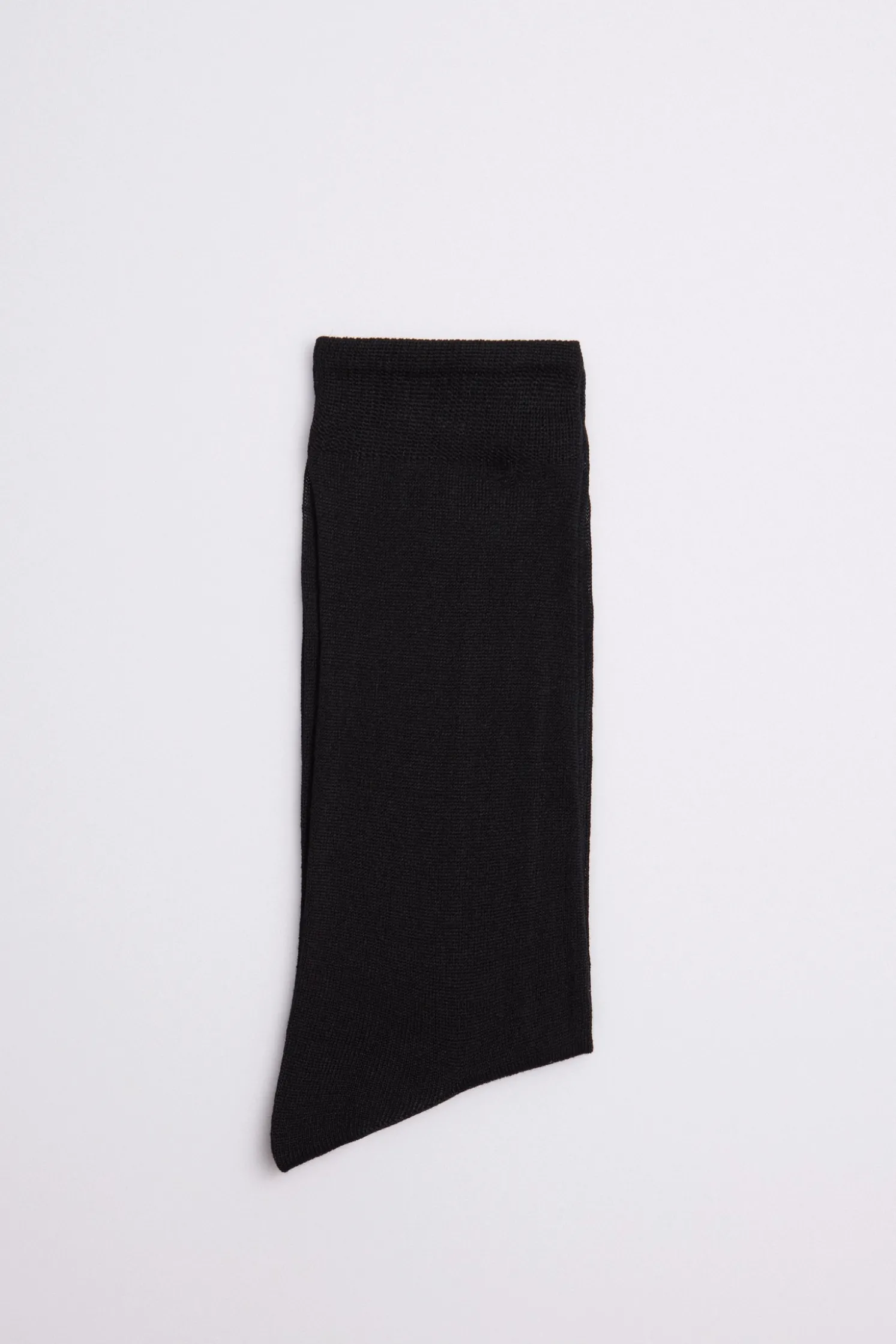 Calcetines básicos hilo de escocia negro