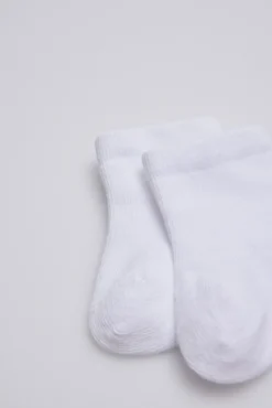 Calcetines básicos recién nacido blanco