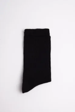 Calcetines deportivos con puño confort negro