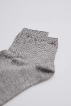 Calcetines perlé infantil gris