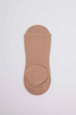 Calcetines pinky básicos invisibles beige