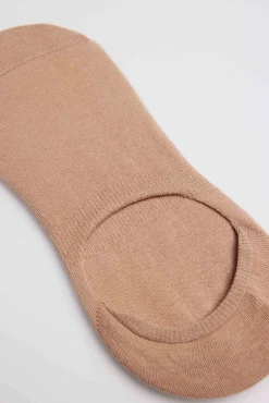 Calcetines pinky básicos invisibles beige