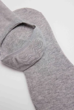 Calcetines pinky básicos invisibles gris