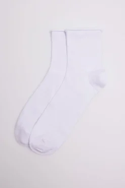 Calcetines sin puño transpirables blanco