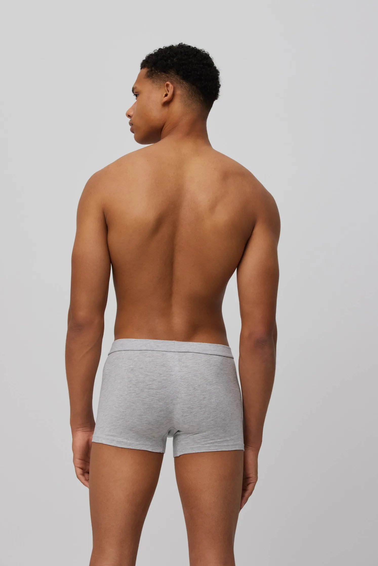 Calzoncillos bóxer básicos gris