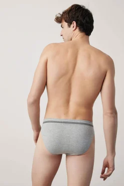 Calzoncillos slip gris