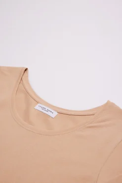 Camiseta interior manga larga algodón nude