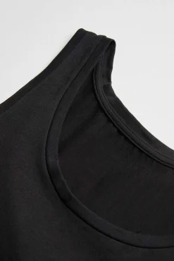 Camiseta interior tirantes negro