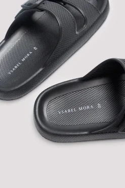 Chanclas de playa hebillas antideslizantes extra comfort negro