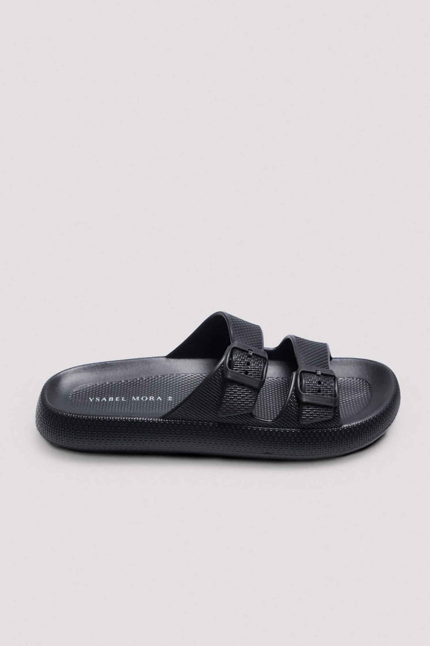 Chanclas hebillas negro