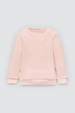 Conjunto bebé básico sudadera y jogger rosa