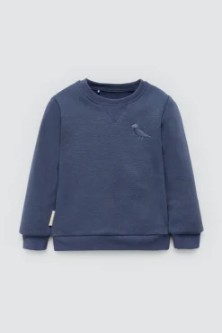 Conjunto bebé básico sudadera y jogger marino