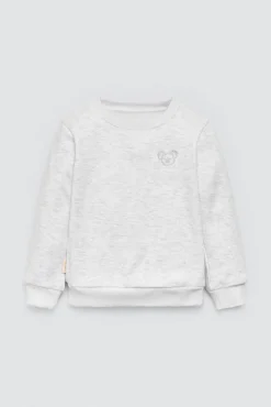 Conjunto bebé básico sudadera y jogger gris