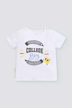 Conjunto bebé manga corta College Boy