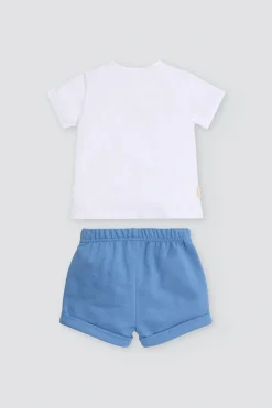Conjunto bebé manga corta College Boy