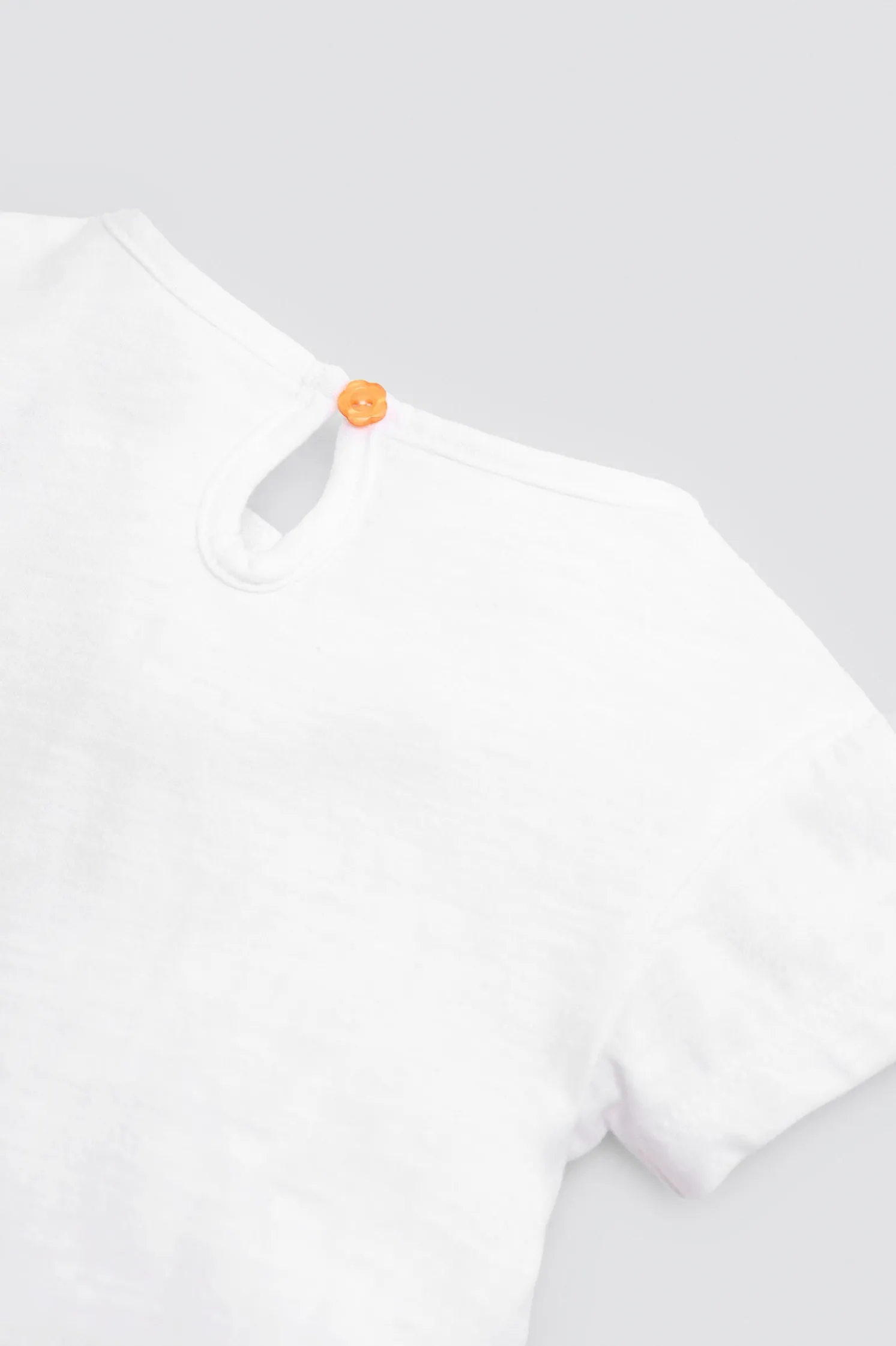 Conjunto bebé manga corta estampado verduras