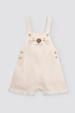 Conjunto bebé manga corta estampado oso
