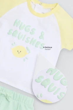 Conjunto bebé manga corta Hugs & Squishes