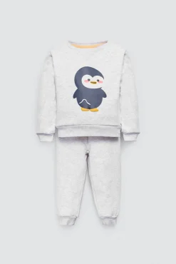 Conjunto bebé manga larga Penguin Toy