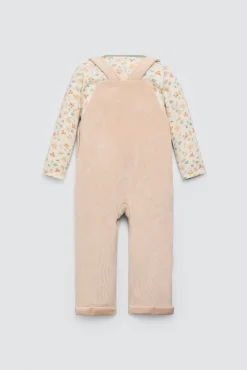 Conjunto bebé peto y camiseta manga larga Autumn