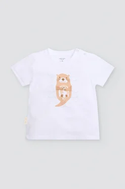 Conjunto bebé 3 piezas estampado nutria