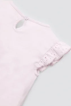 Conjunto bebé sin mangas estampado verano