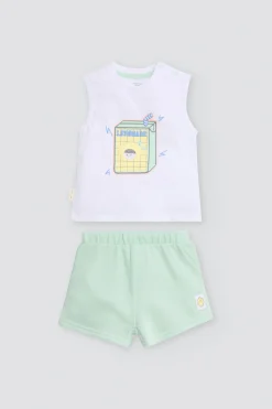 Conjunto bebé sin mangas Limonade