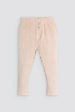 Conjunto bebé sudadera con volantes y pantalón detalle oso texturizado