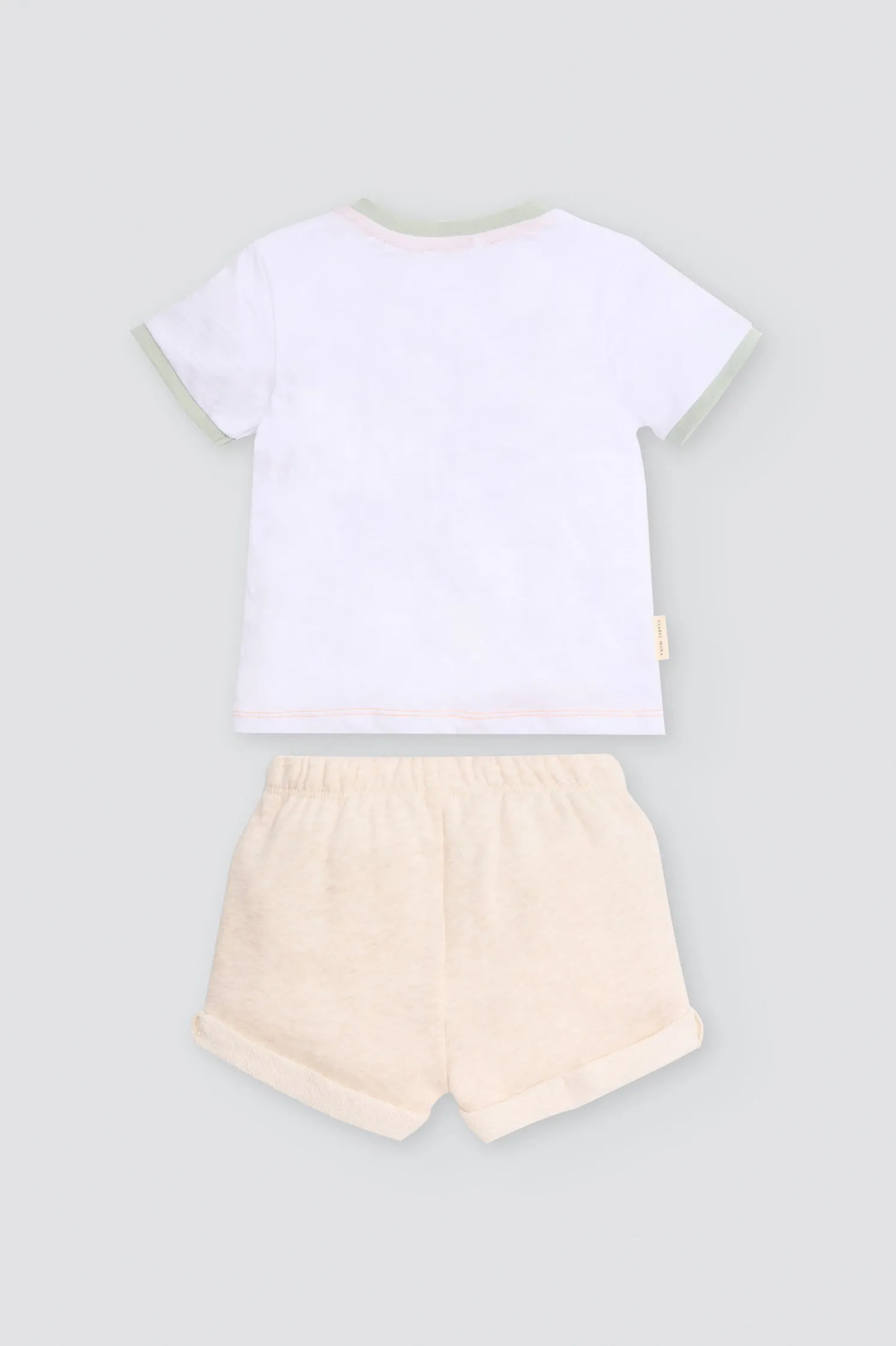 Conjunto bebé verano camiseta y pantalón corto