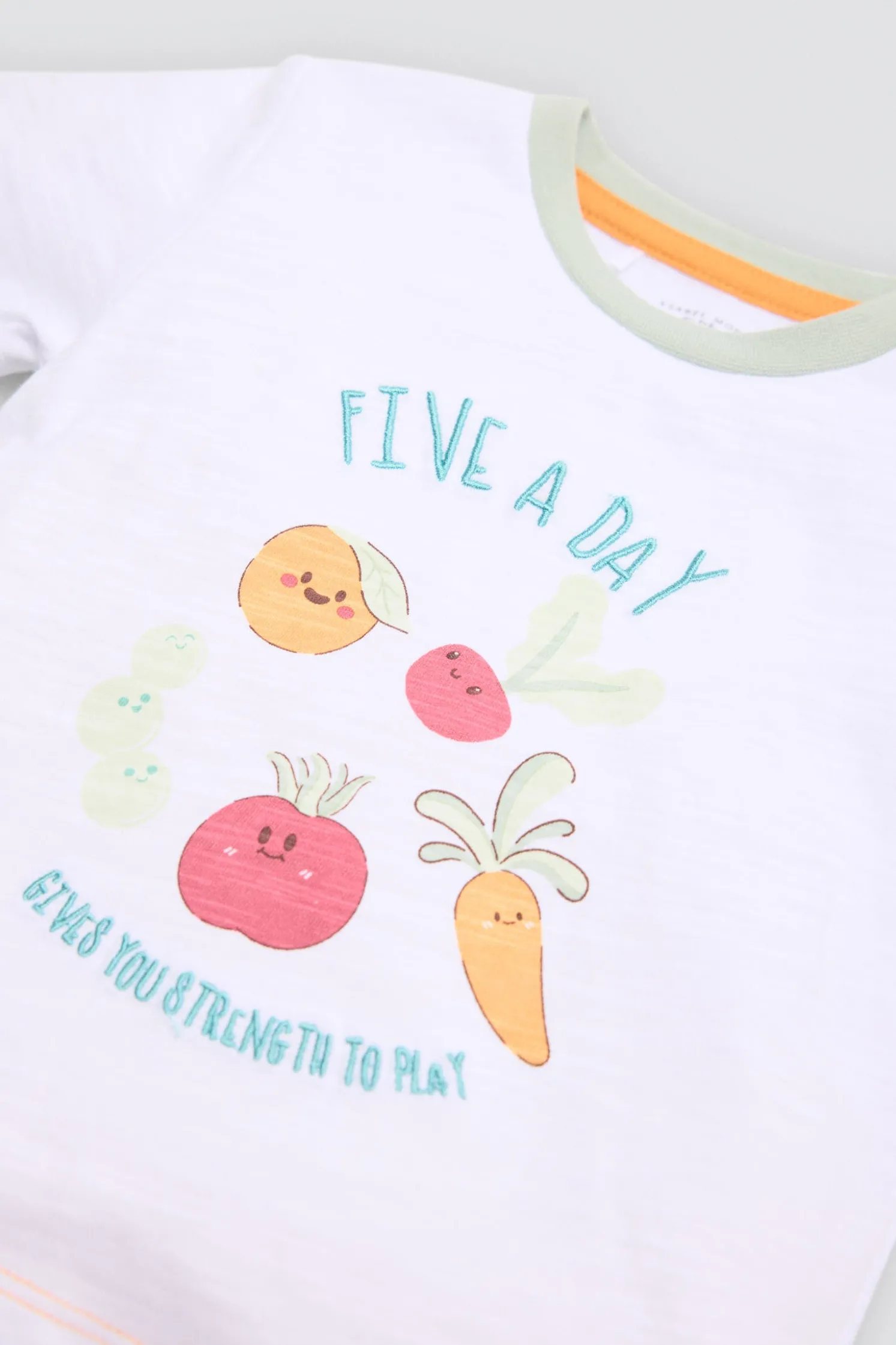 Conjunto bebé verano camiseta y pantalón corto